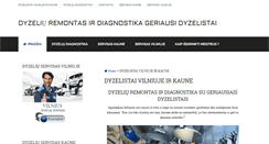 Desktop Screenshot of dyzeliniuvarikliuremontas.lt