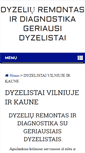 Mobile Screenshot of dyzeliniuvarikliuremontas.lt